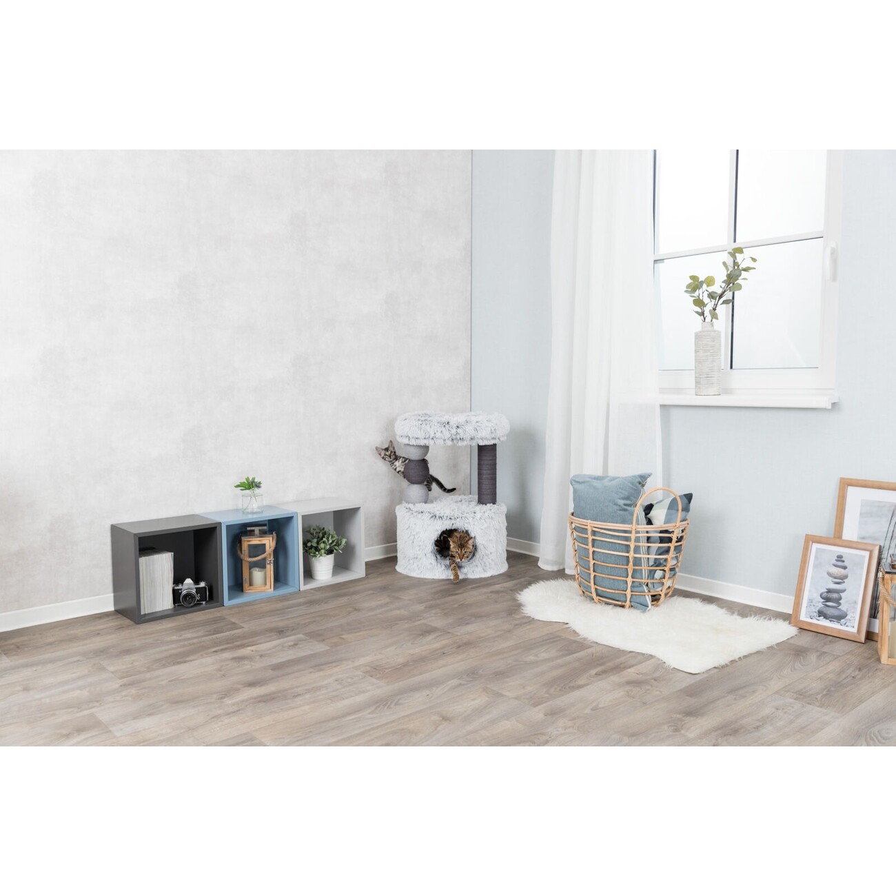 Kratzbaum Harvey Langhaar Plüsch Bild 3