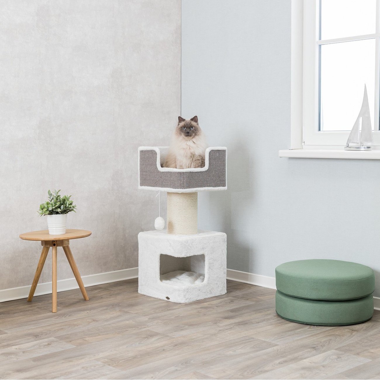 Kratzbaum XXL Ava weiß Bild 2