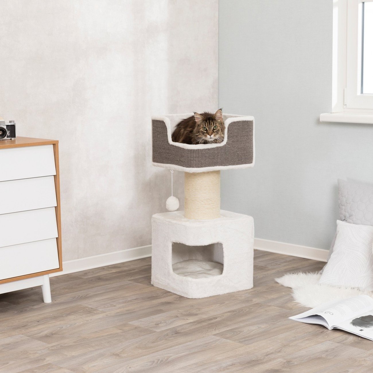 Kratzbaum XXL Ava weiß Bild 8