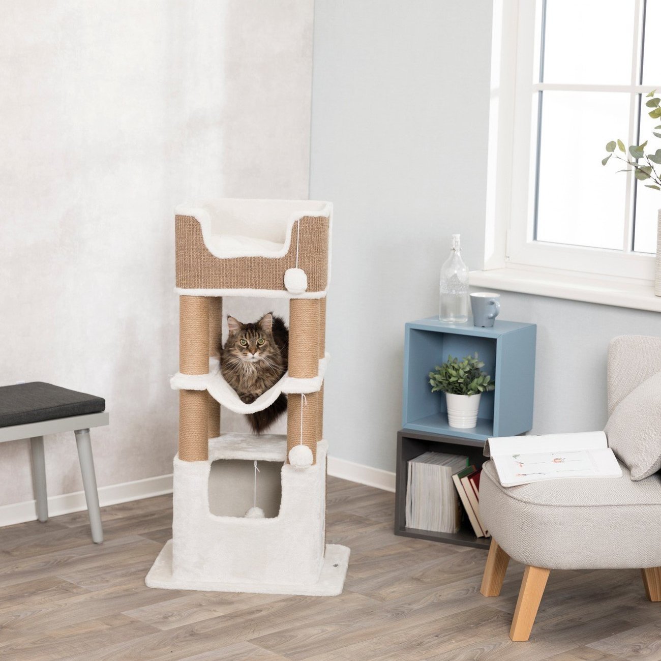 Kratzbaum XXL Lucano für große Katzen Bild 2