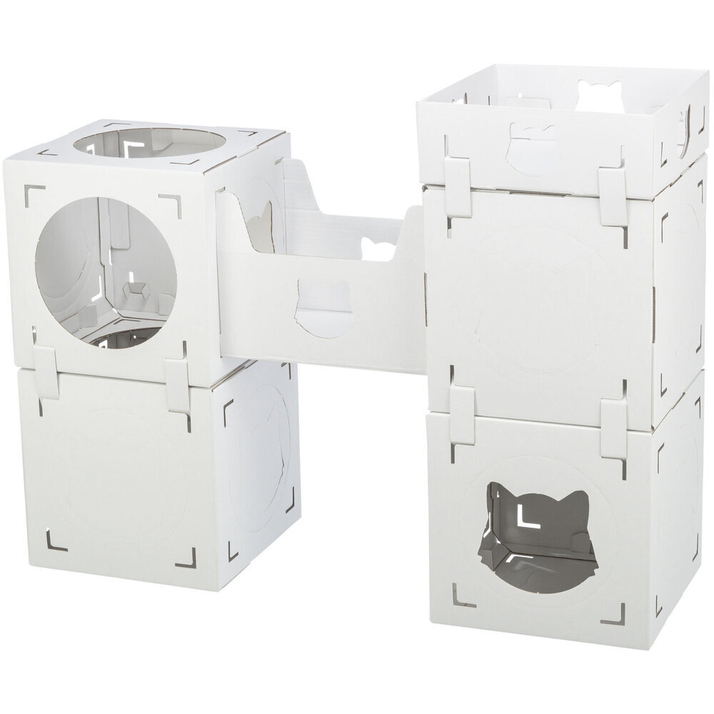 KittyPits Kartonburg für Katzen Casa Cara aus Pappe Bild 4