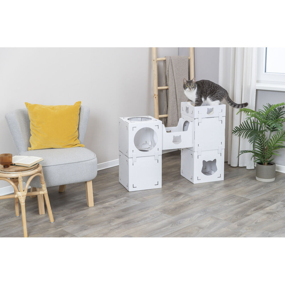 KittyPits Kartonburg für Katzen Casa Cara aus Pappe Bild 12