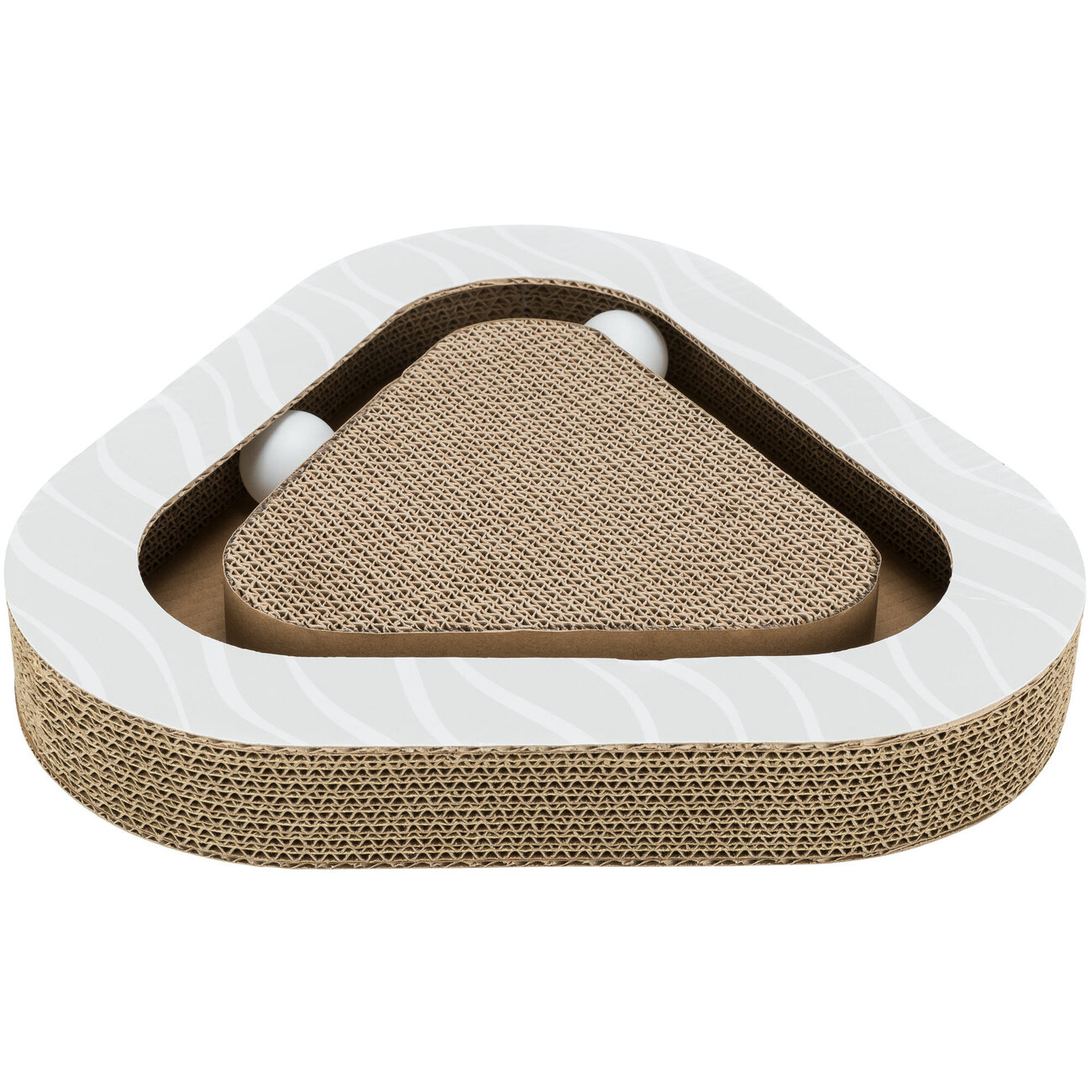 Kratzpappe Triangel mit Katzenminze Bild 1