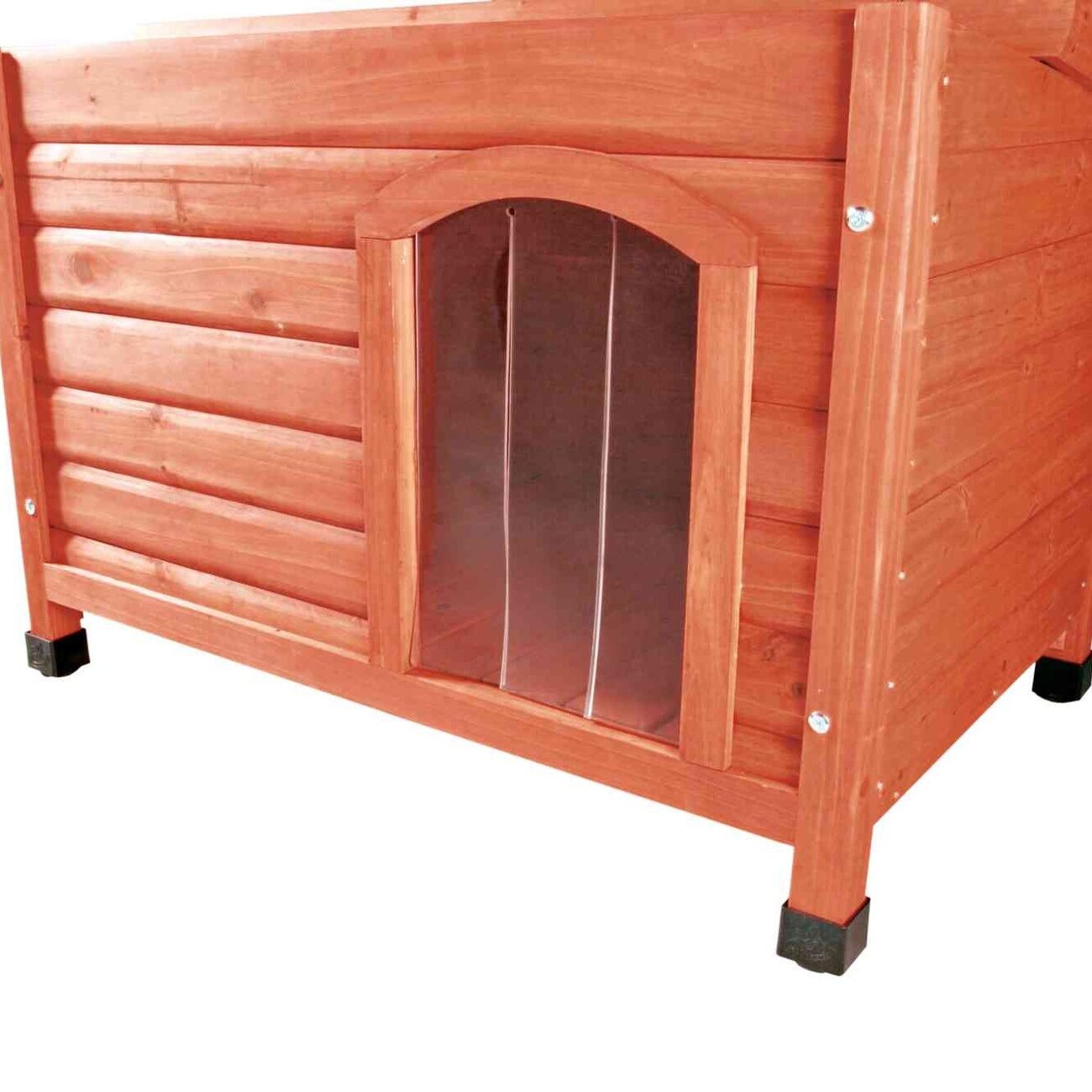 Kunststoff Tür für Flachdach Hundehütte Natura Bild 2