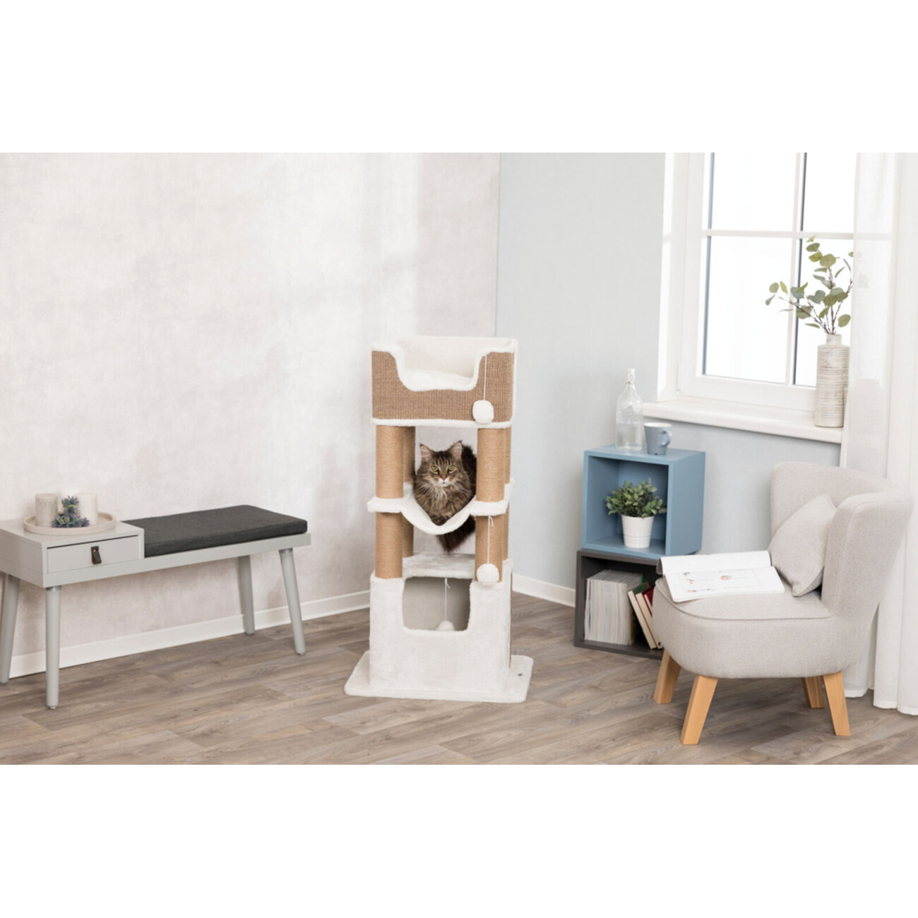 TRIXIE Lucano XXL Kratzbaum & Katzenmöbel | Besonders robust für große Katzen Bild 11