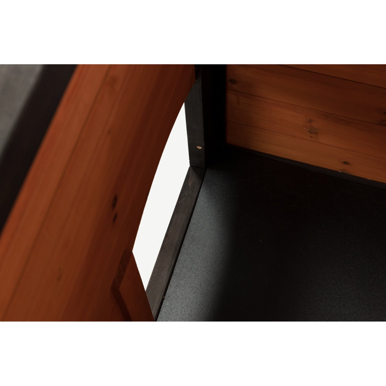 Freilaufgehege mit Abdeckung und Kleintierhaus Bild 5