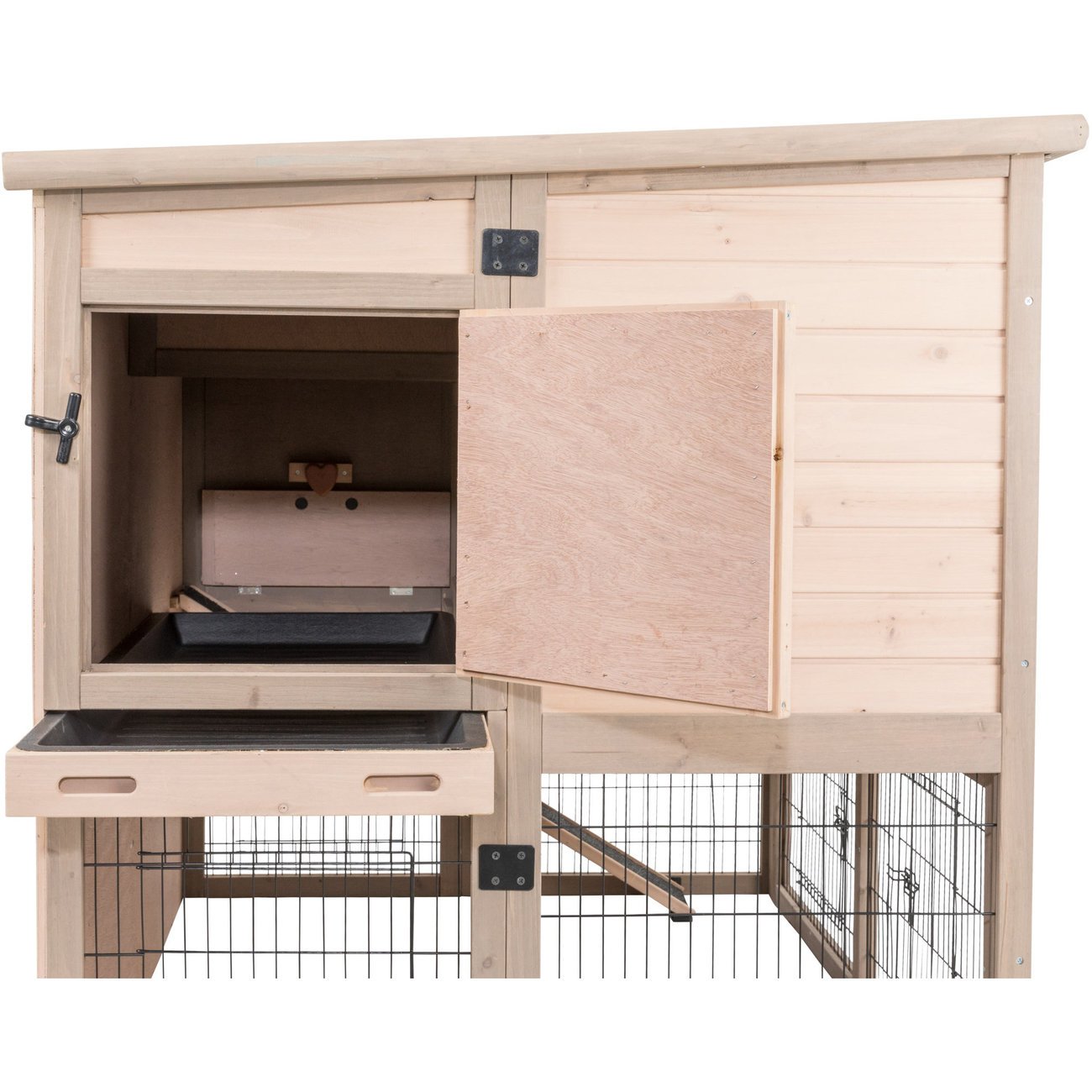 Kaninchenstall XL mit Wärmedämmung Bild 6