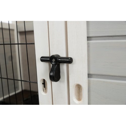 Trixie Natura Kleintierstall mit Freilaufgehege grau weiß Bild 7