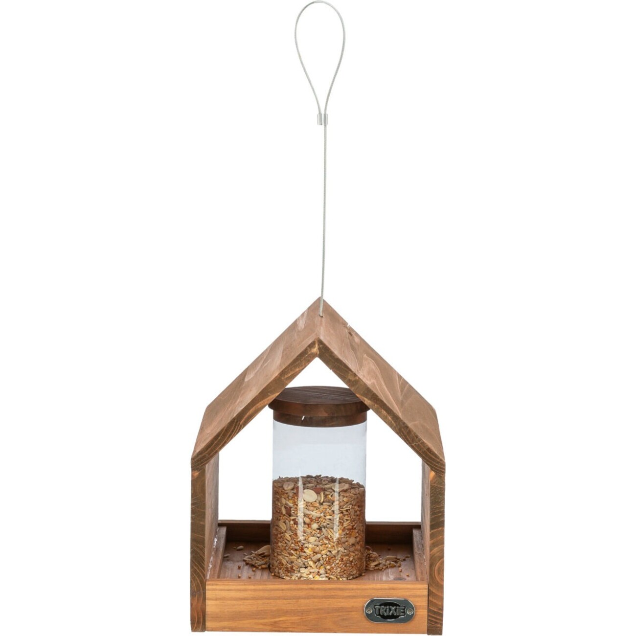 natura Vogelfutterhaus zum Aufhängen & Silo Bild 3