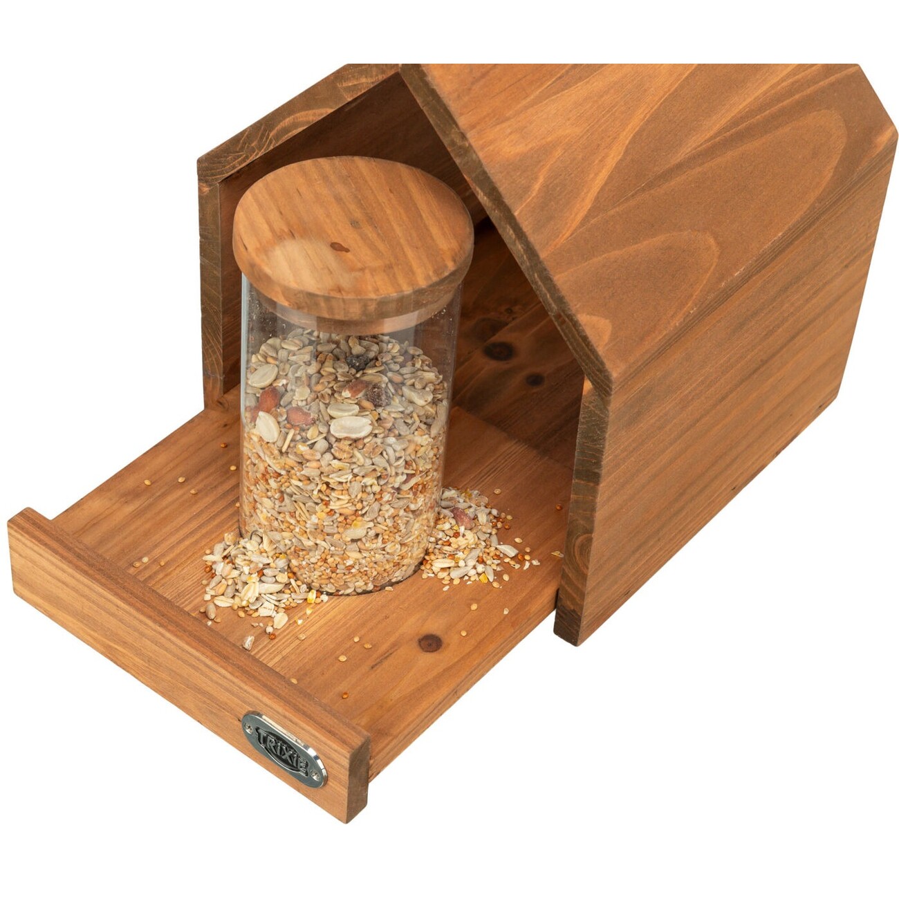 natura Vogelfutterhaus zum Aufhängen & Silo Bild 2