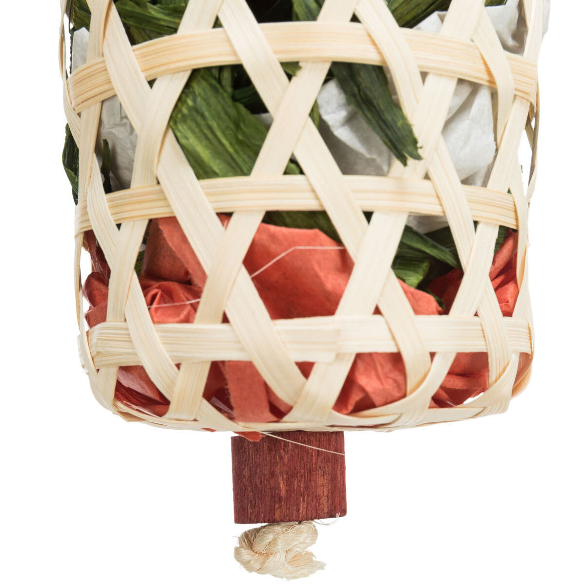 Naturspielzeug am Sisalseil für Vögel Bild 2