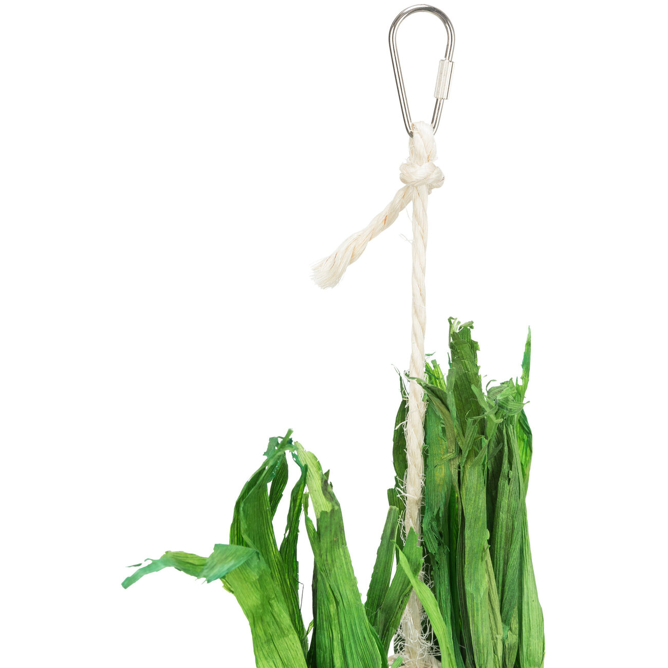 Naturspielzeug für Vögel Kokosnuss am Sisalseil Bild 6