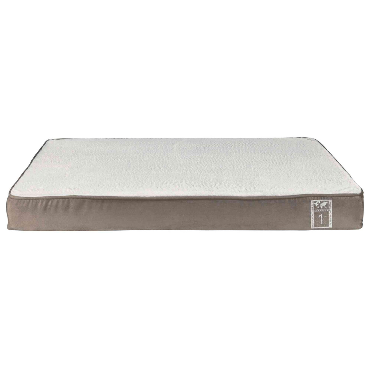 Orthopädisches Vital Hundekissen Best of all Breeds, 100 × 70 cm, taupe/hellgrau Orthopädisches Vital Hundekissen Best of all Breeds, 100 × 70 cm, taupe/hellgrau