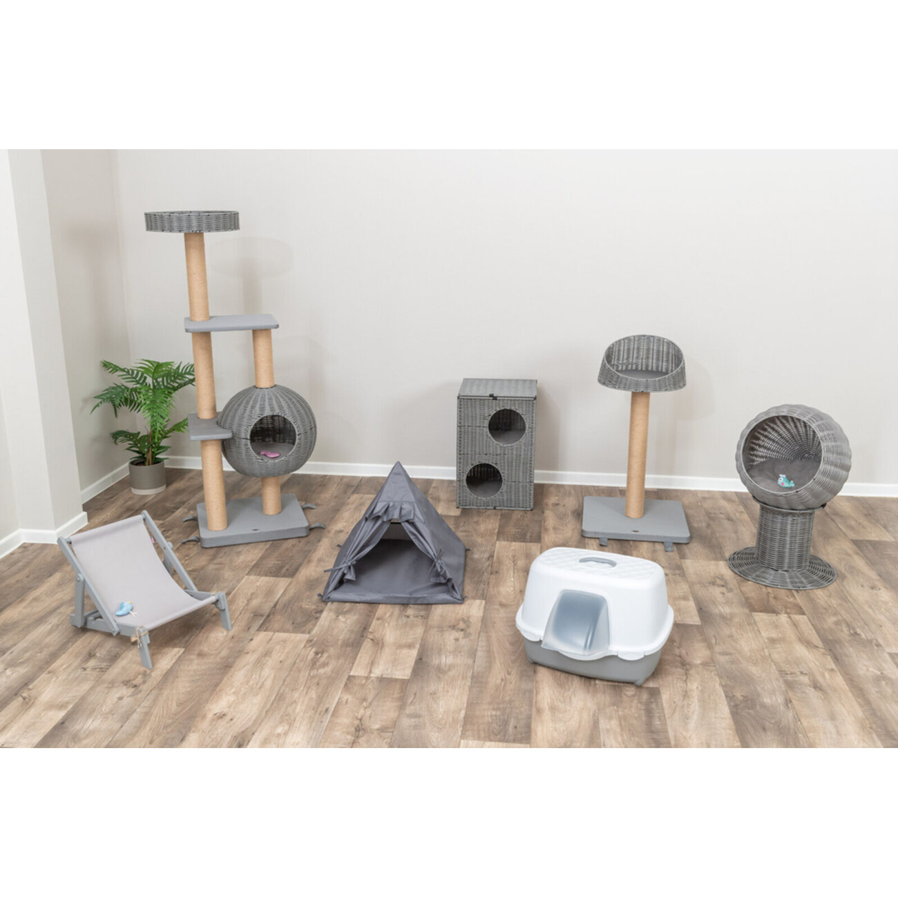 TRIXIE Outdoor Katzentoilette Davio Top – Die perfekte Oase für deinen Freigänger Bild 7