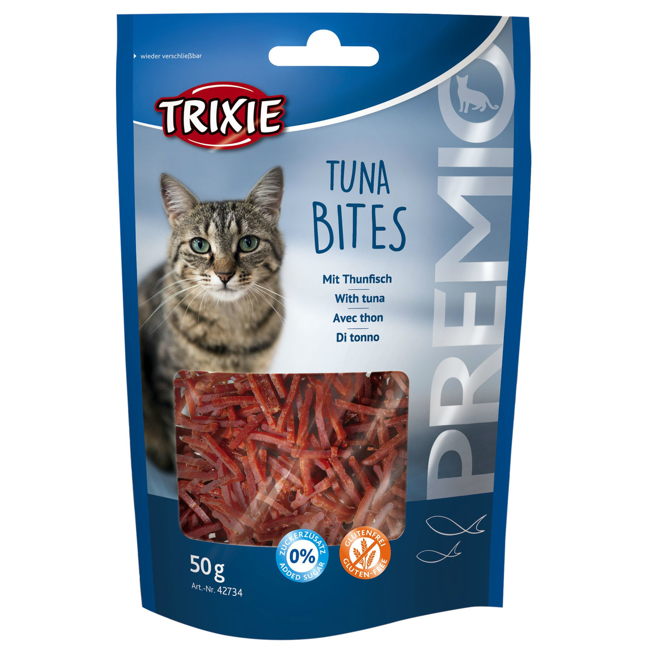 Trixie PREMIO Tuna Bites Katzenleckerlis Bild 1