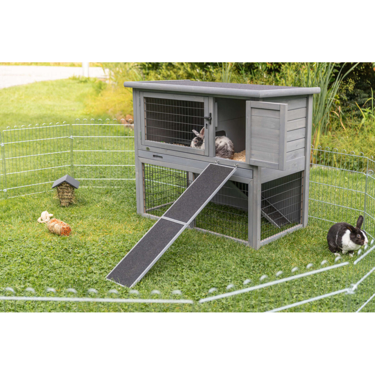 TRIXIE Rampe für Kleintiere – Bequemer Zugang zu Stall & Gehege Bild 2