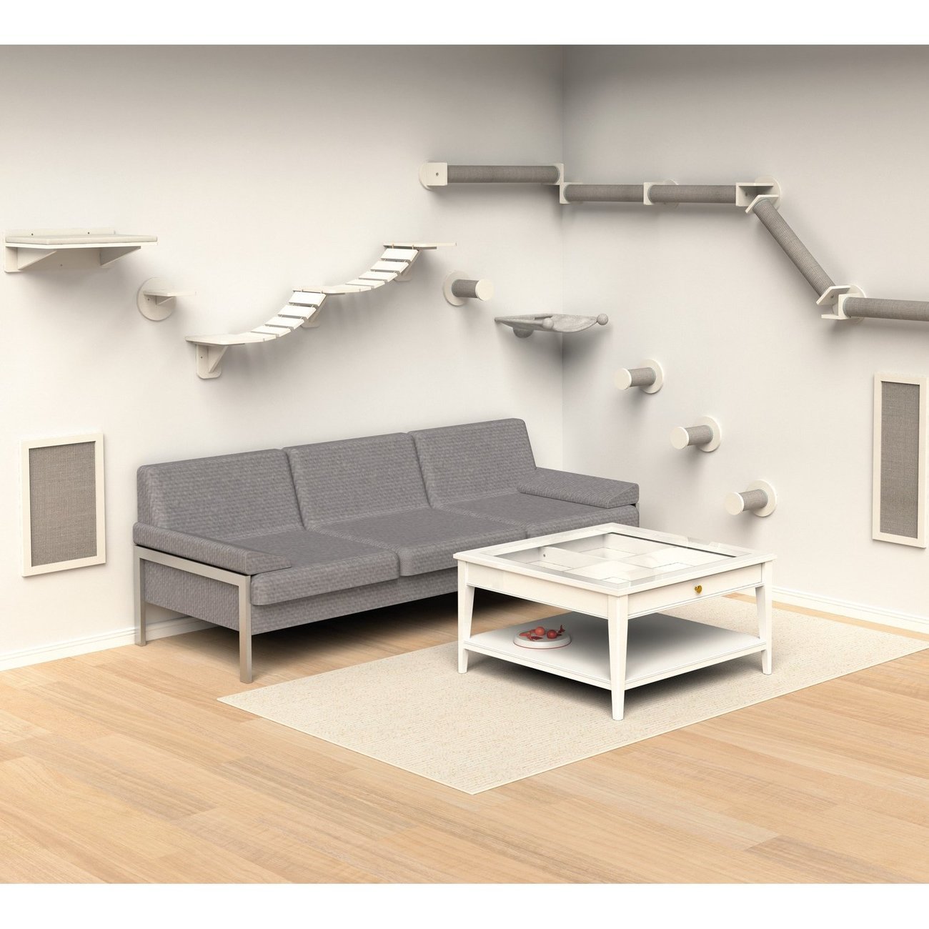 Sisal Kratzbrett zur Wandmontage Bild 2