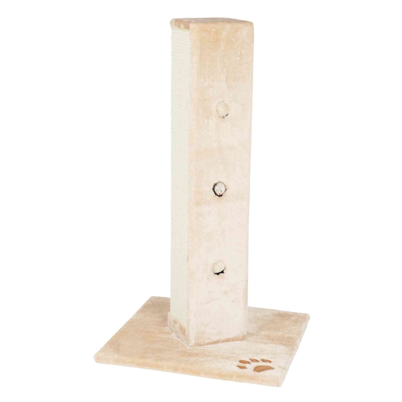 Soria Kratzsäule für Katzen, 45×45×80 cm, beige Soria Kratzsäule für Katzen, 45×45×80 cm, beige