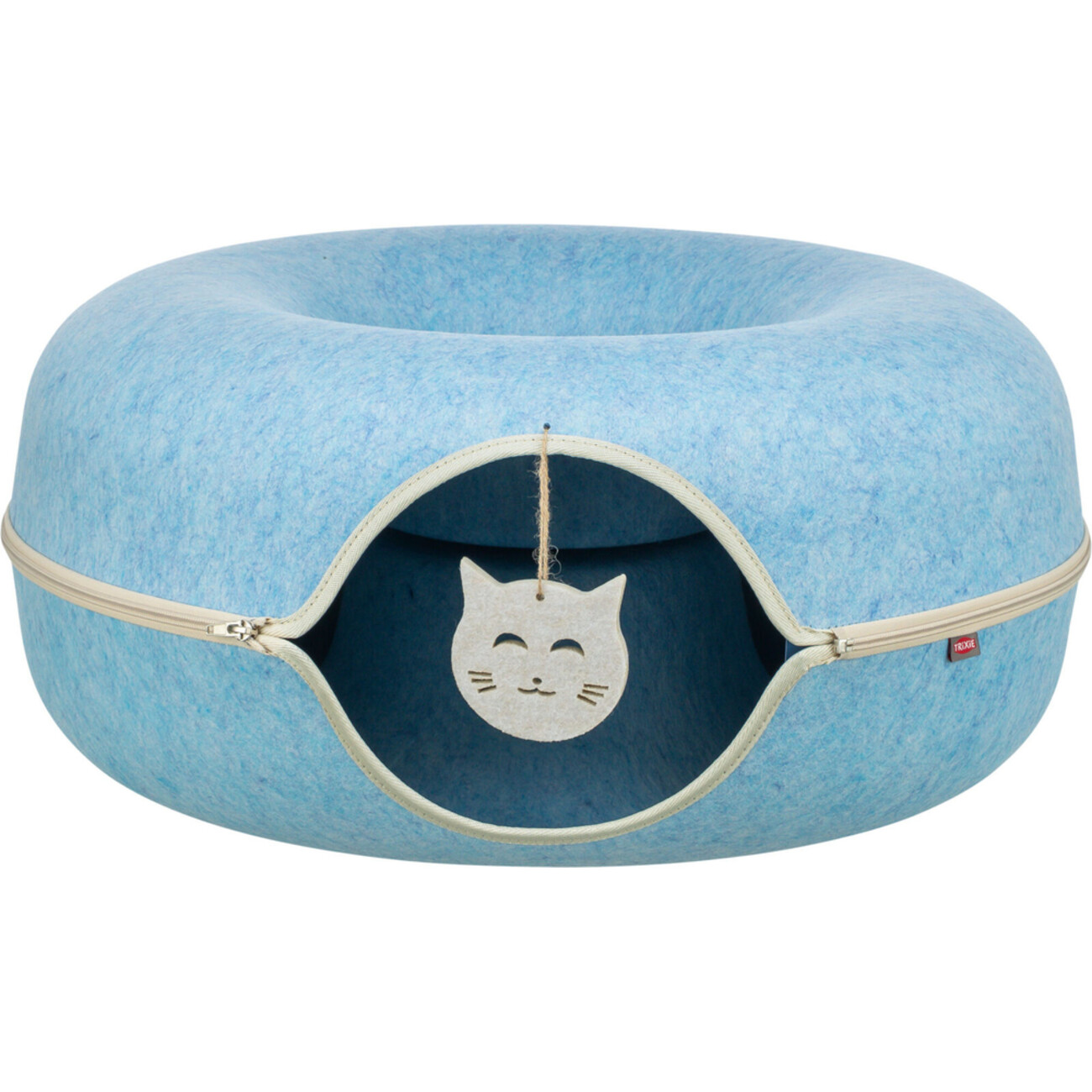 TRIXIE Spieldonut für Katzen - Kuscheliges Spielzeug & Rückzugsort Bild 1