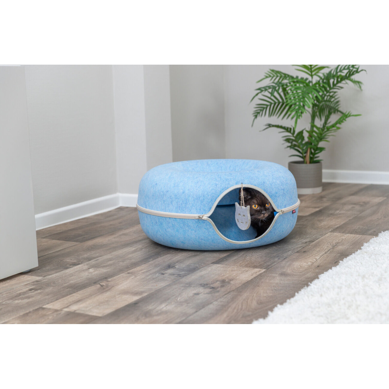 TRIXIE Spieldonut für Katzen - Kuscheliges Spielzeug & Rückzugsort Bild 8
