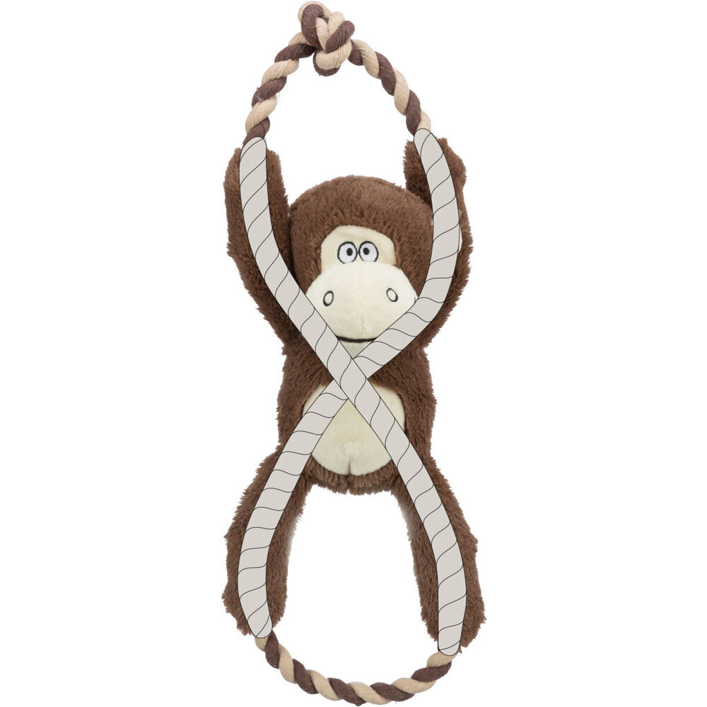 Spielzeug Affe mit Tau Bild 3