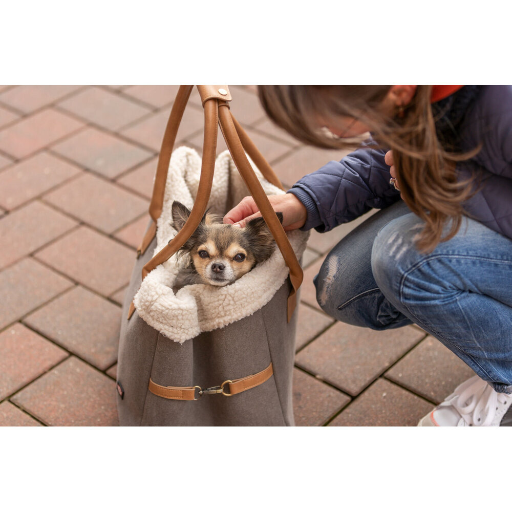 Hundetasche Rachel, herausnehmbarer Plüsch Einsatz Bild 11