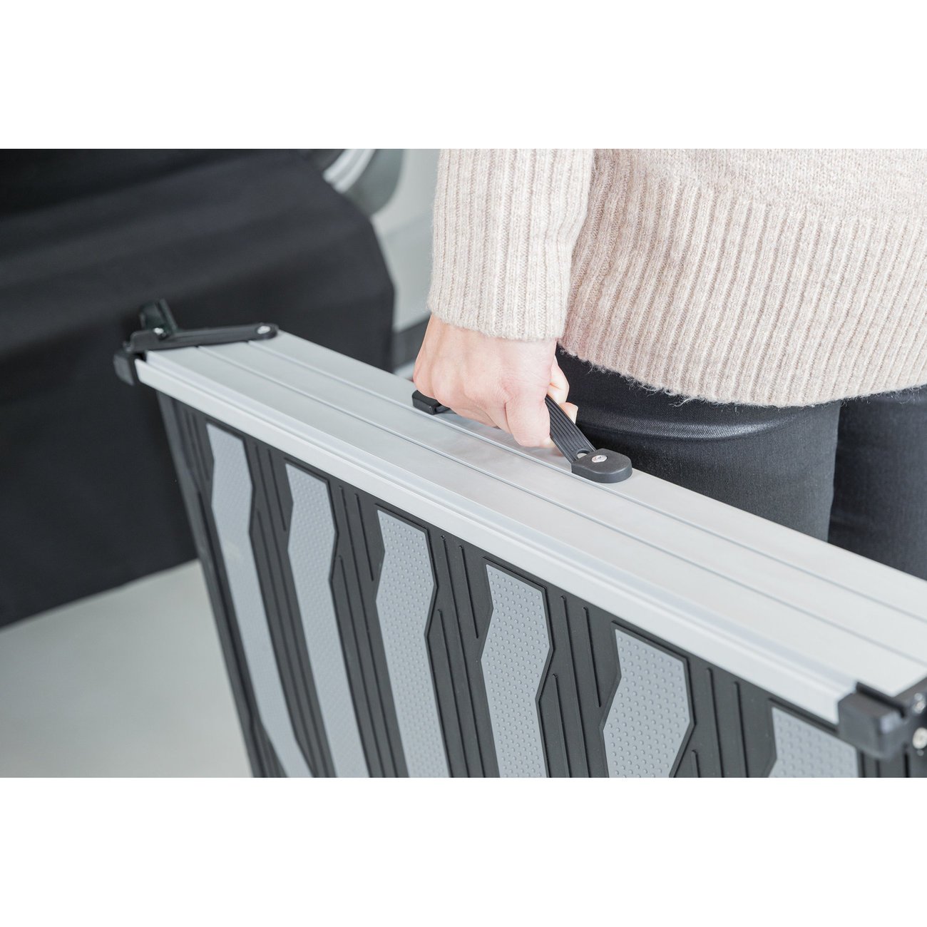 ausziehbare Aluminium Autorampe für Hunde Bild 11