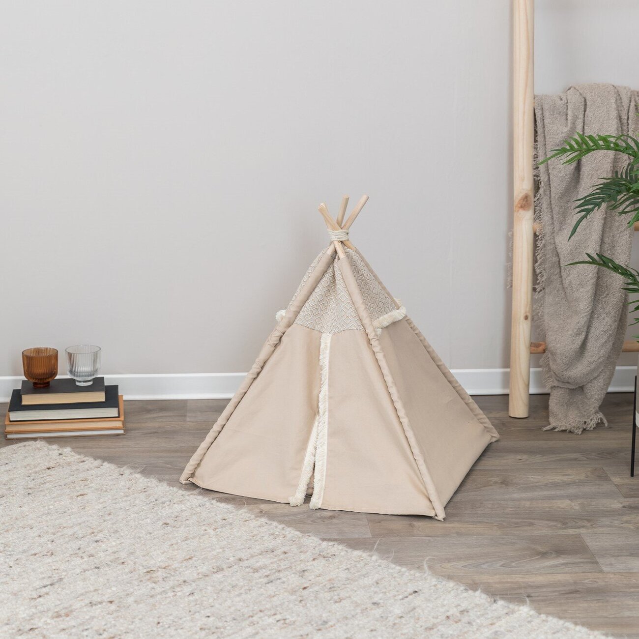 Soft Edition Boho Tipi für Katzen und kleine Hunde Bild 8