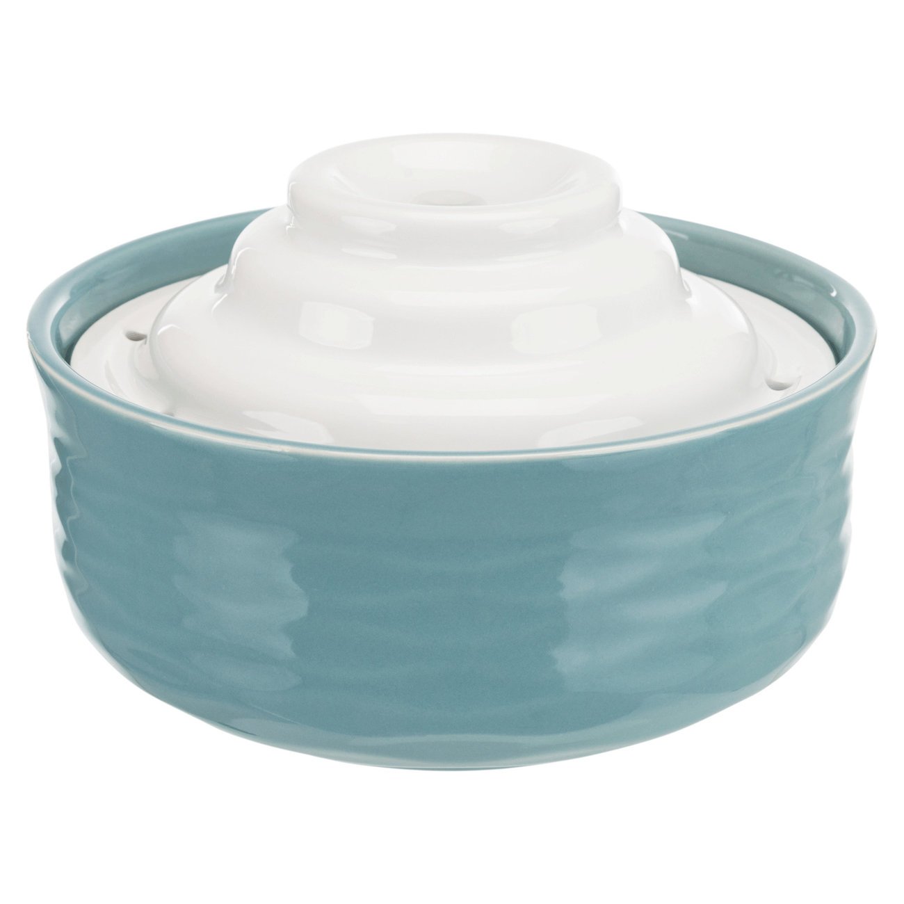 TRIXIE Trinkbrunnen Vital Falls für Haustiere Keramik, 1,5 l, petrol/weiß TRIXIE Trinkbrunnen Vital Falls für Haustiere Keramik, 1,5 l, petrol/weiß