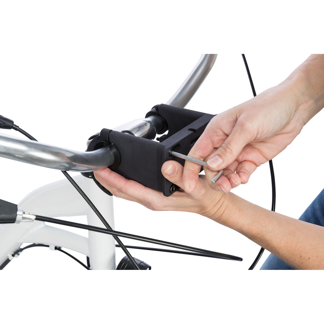 Universal Halterung für Fahrrad Frontkorb Bild 9