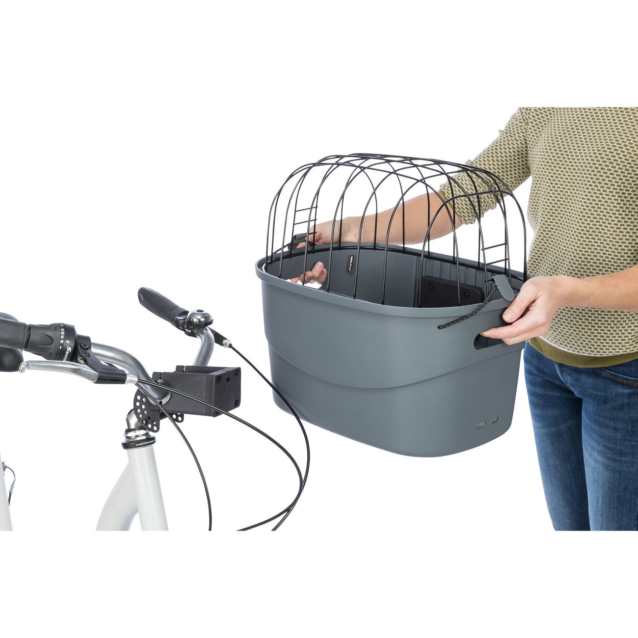 Universal Halterung für Fahrrad Frontkorb Bild 10