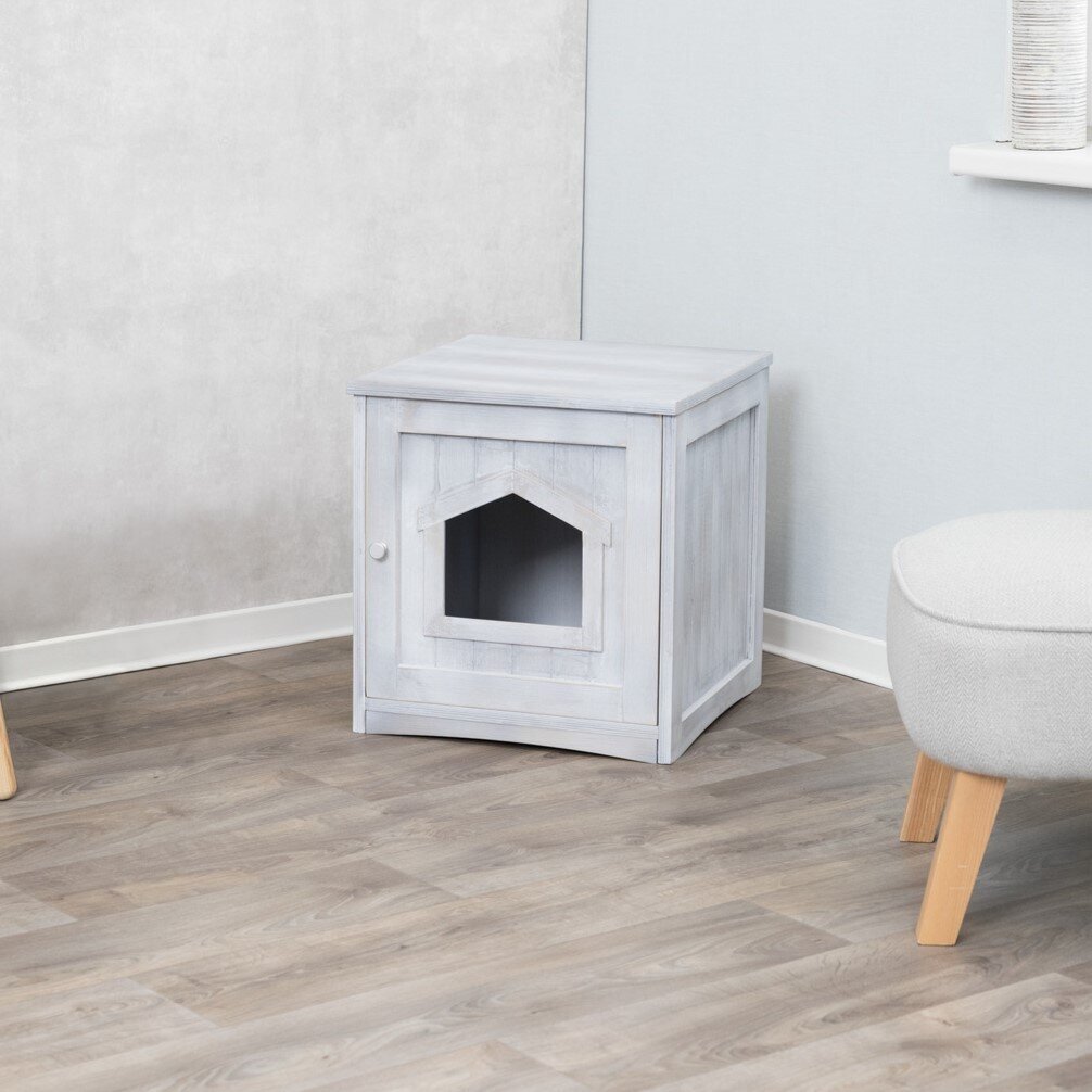 Vintage Katzenhaus für Katzentoilette Bild 2