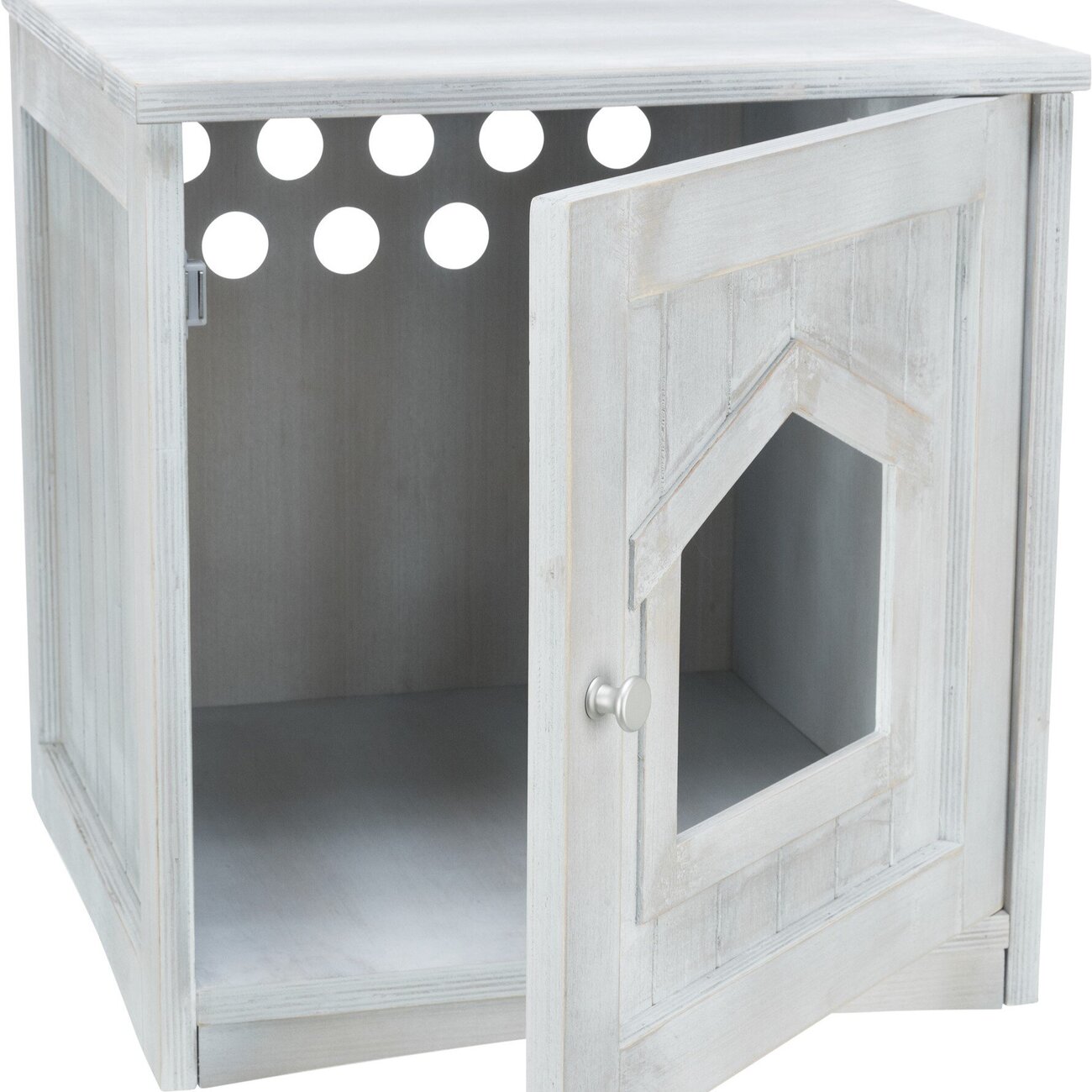 Vintage Katzenhaus für Katzentoilette Bild 5