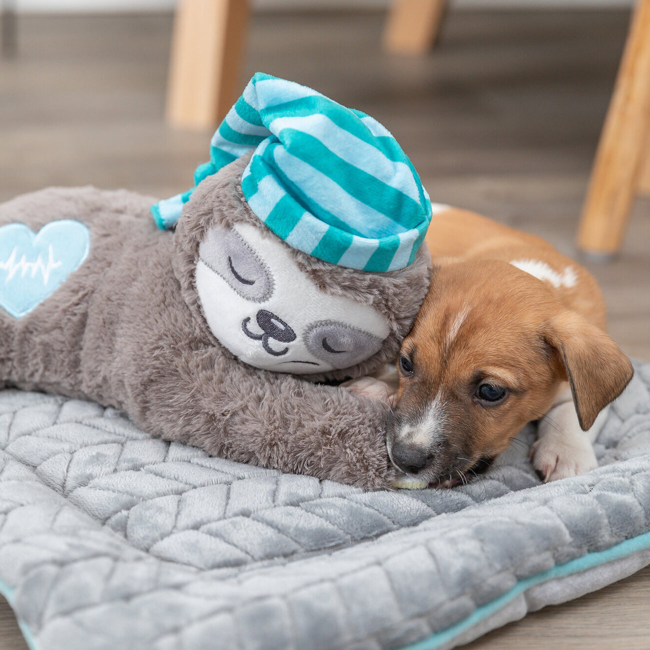 Faultier Hundespielzeug unterstützt beim Einschlafen Bild 5