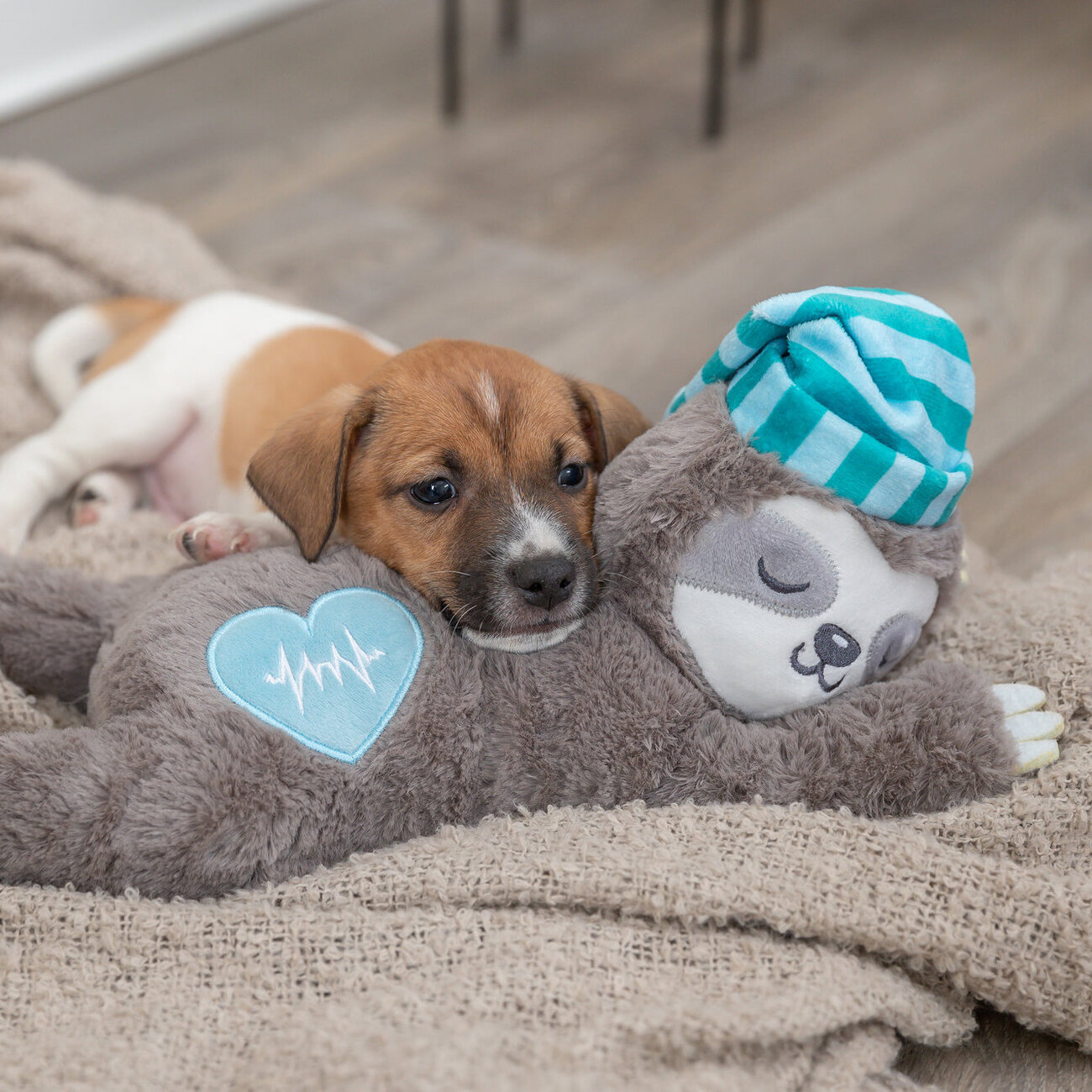 Faultier Hundespielzeug unterstützt beim Einschlafen Bild 2