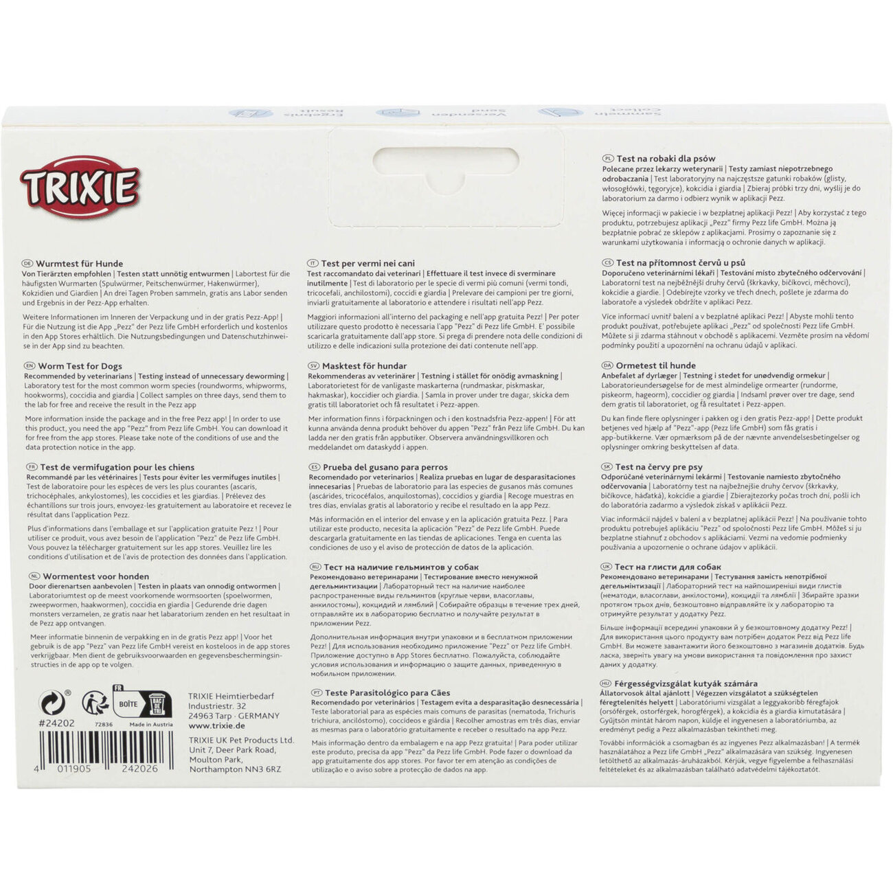 Wurmtest für Hunde über die Pezz App Bild 2