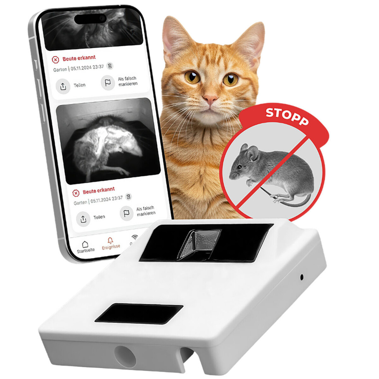 ZeroMOUSE 2.0 - smarte Erweiterung für Katzenklappen mit Beuteerkennung Bild 1