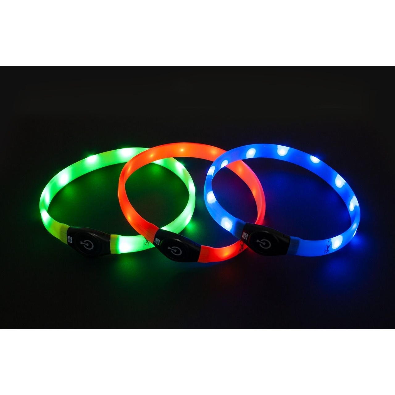 Visio Light Leuchthalsband LED für Hunde mit Langhaar Bild 2