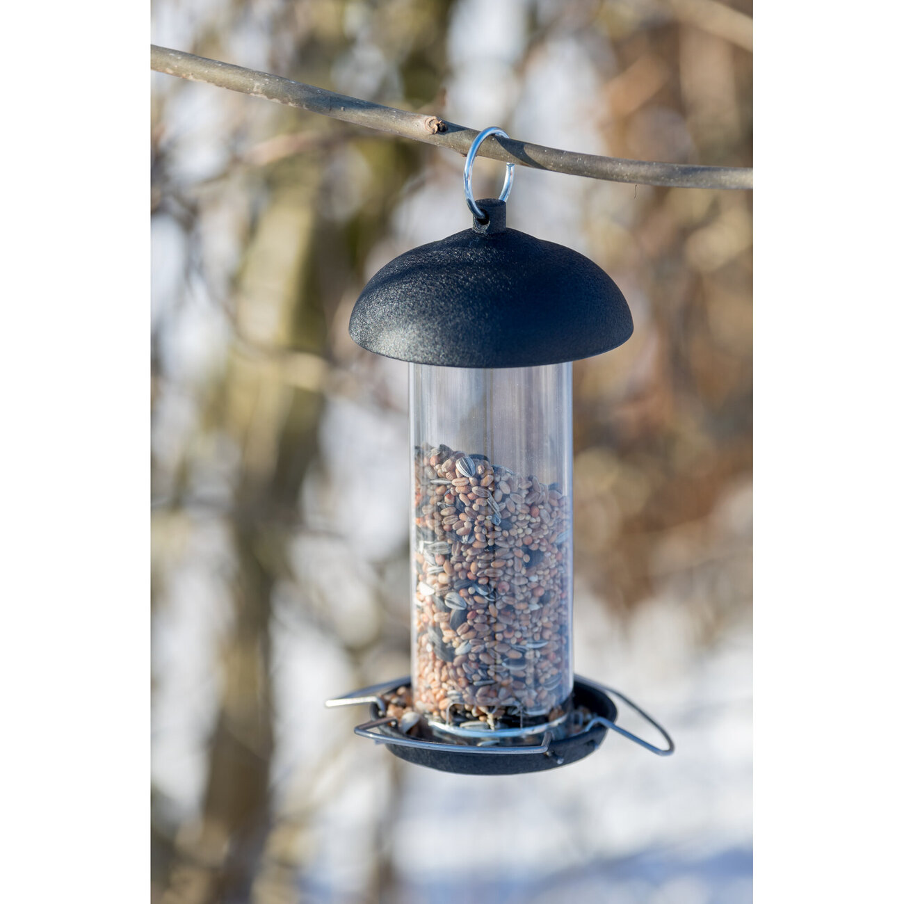Vogel Futterspender Metall/Kunststoff zum Hängen Bild 2