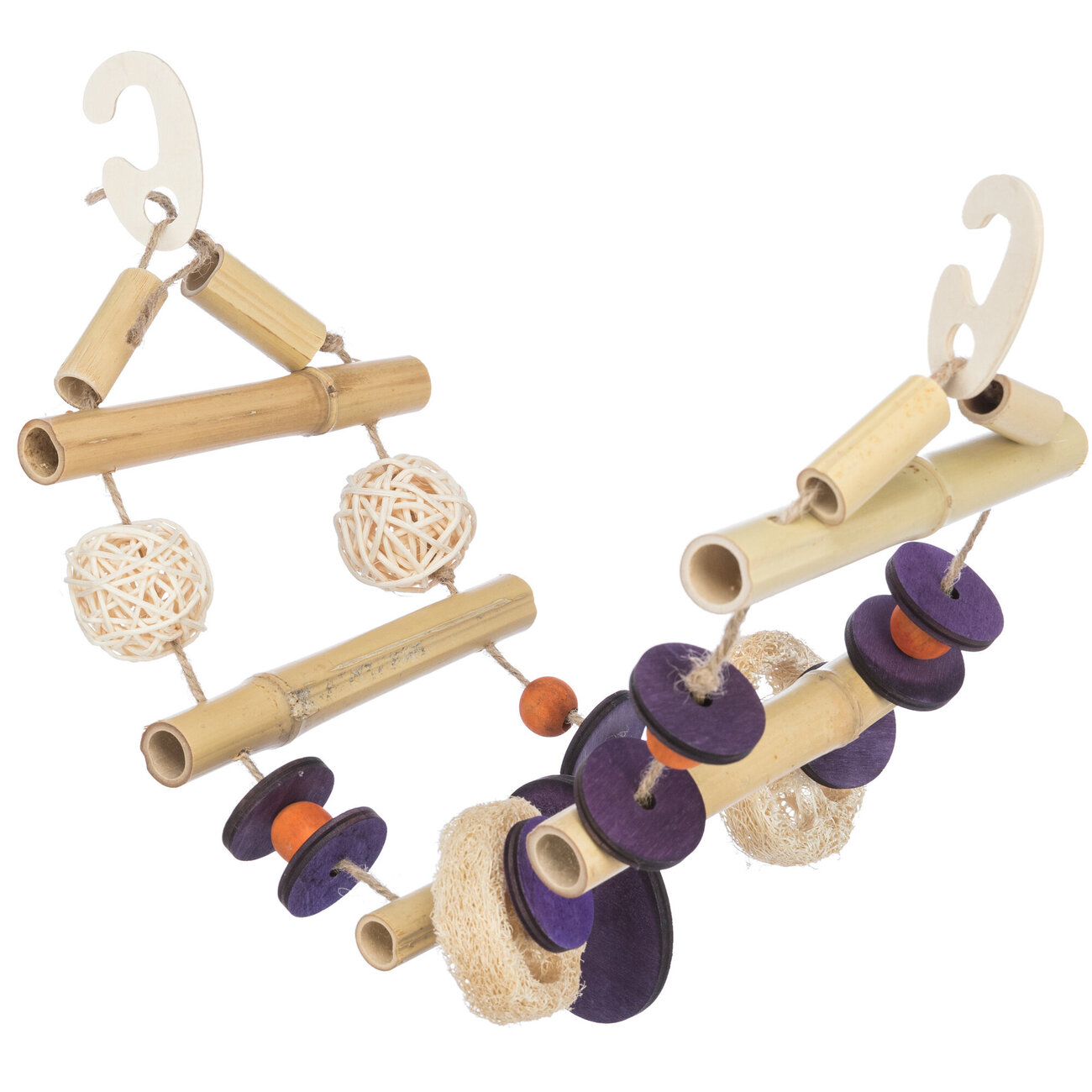 Vogel Hängebrücke aus Bambus Bild 1