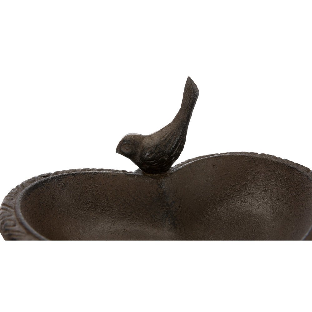 Vogel-Tränke aus Gusseisen Herzform Bild 5