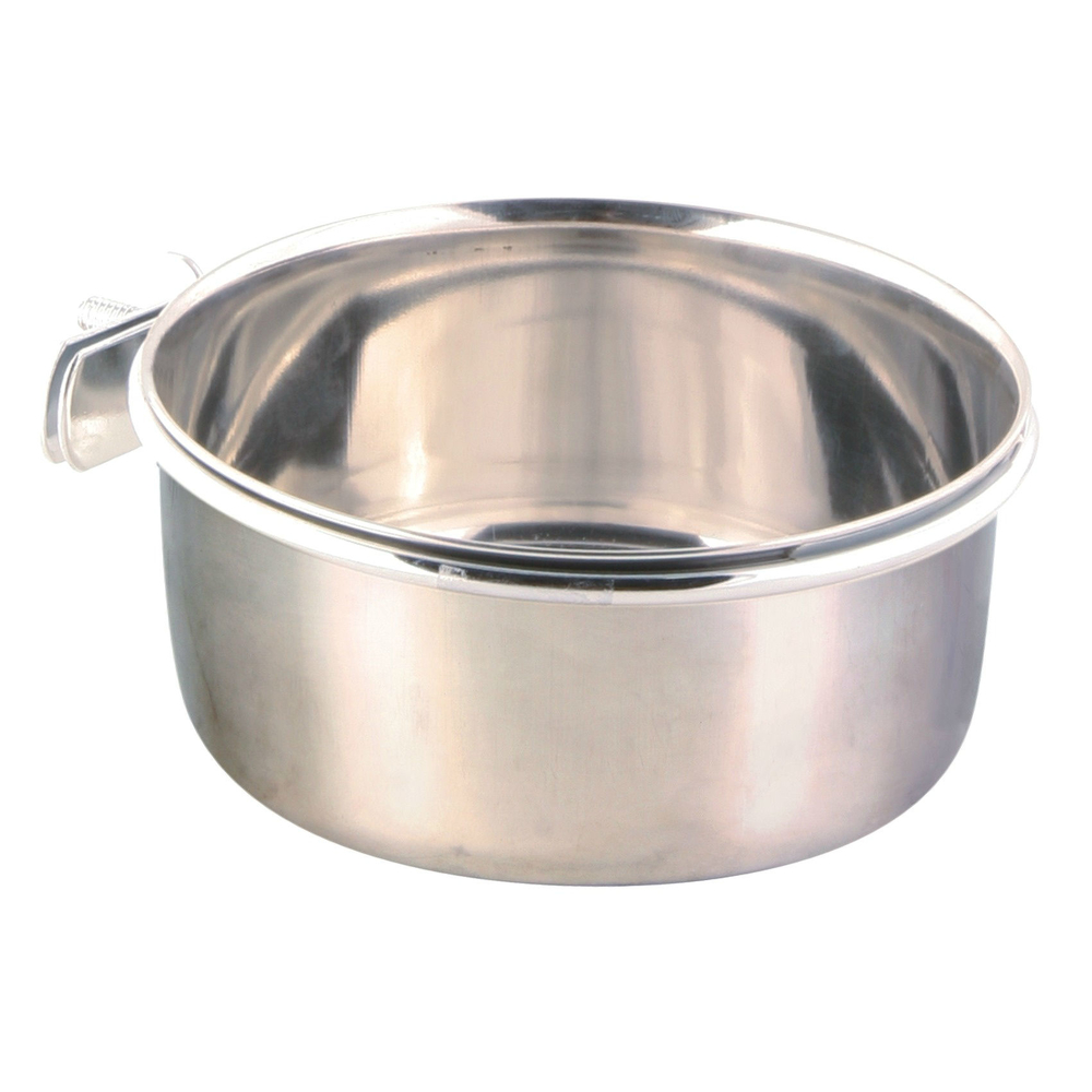 Vogelnapf aus Edelstahl mit Schraubbefestigung Bild 2