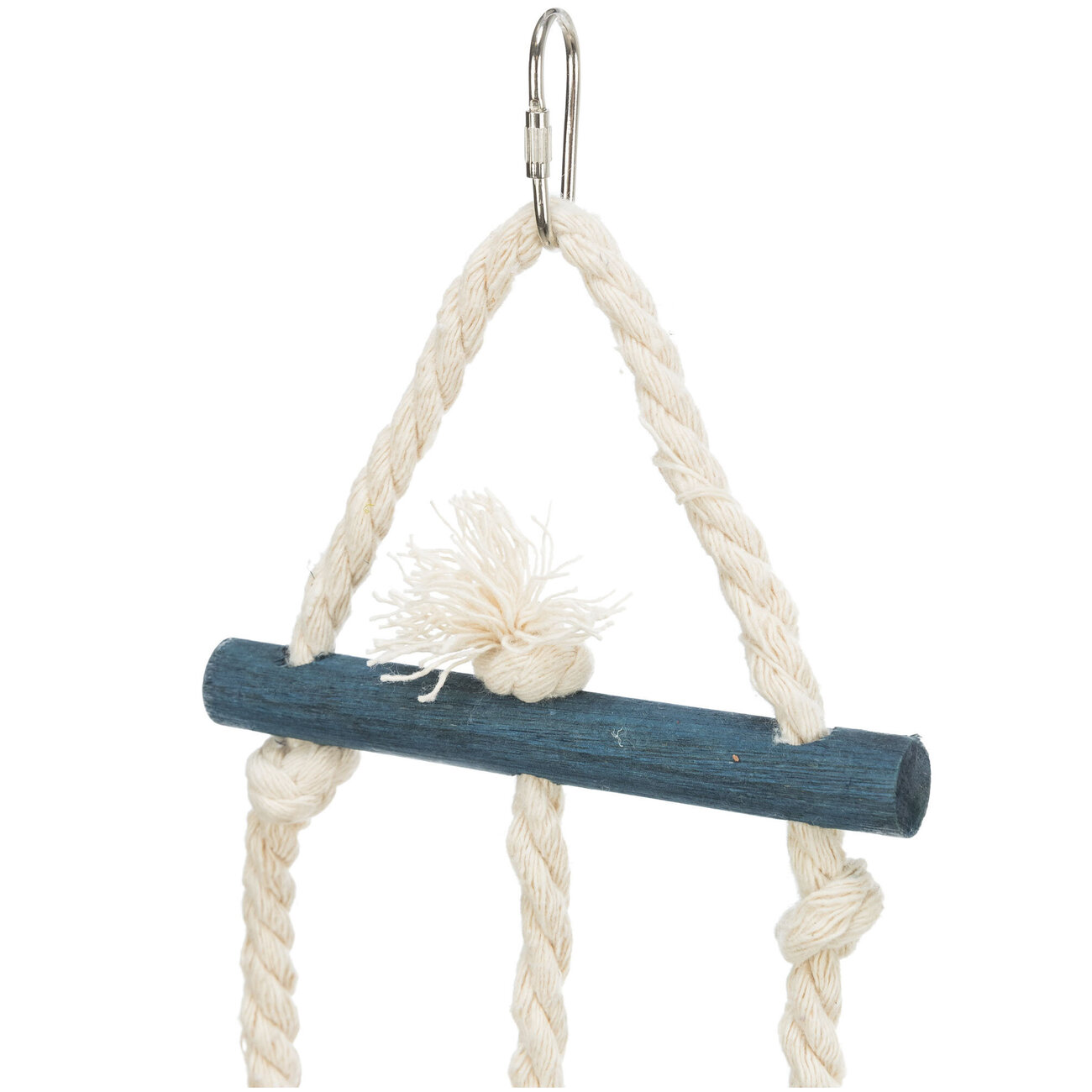 Vogelspielzeug, bunt, mit Leder und Tau Bild 3