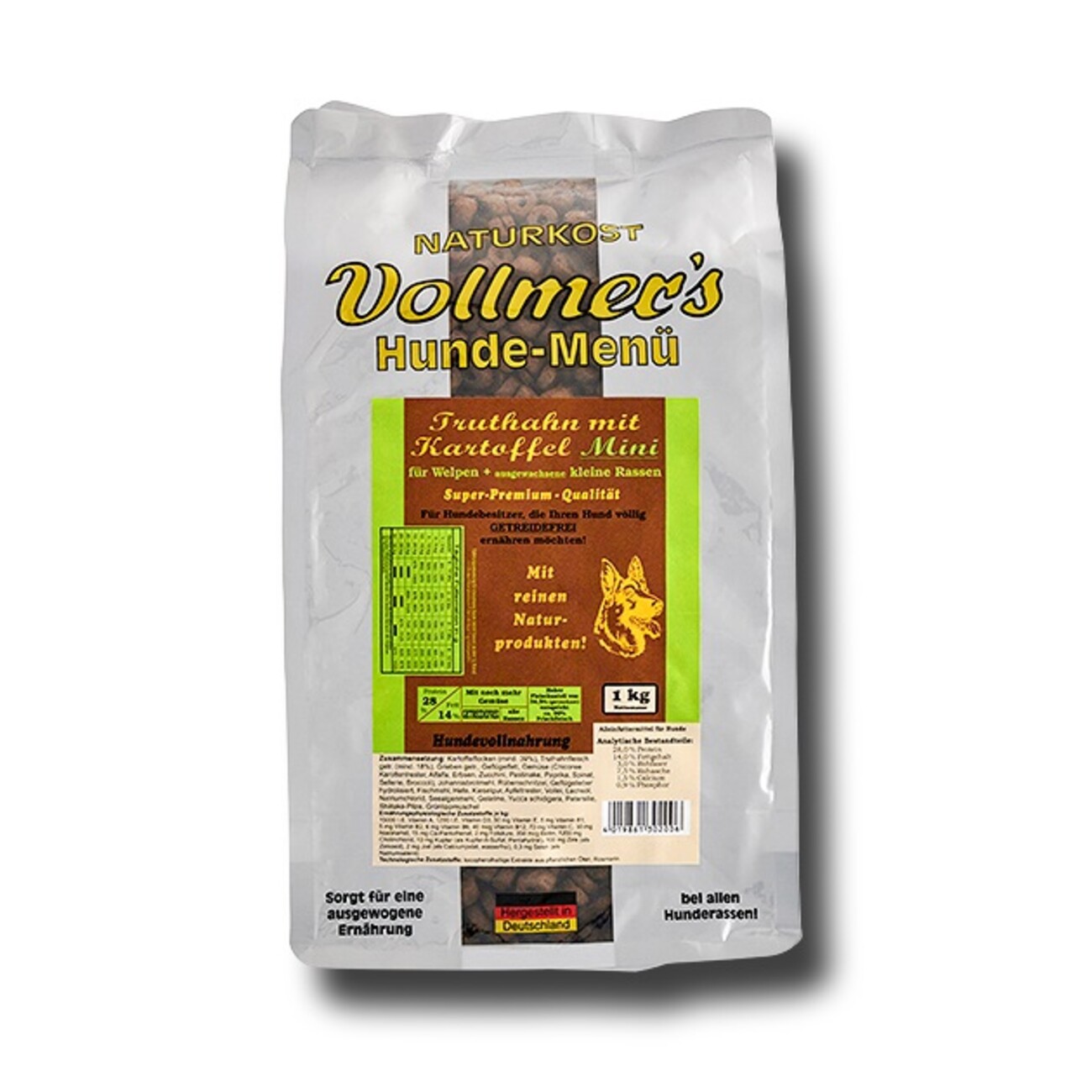 Vollmers Truthahn mit Kartoffel Mini Hundefutter Bild 3