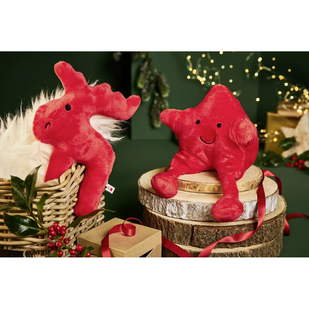 Xmas Weihnachten Christmas Range Hundespielzeug aus Softplüsch Bild 3