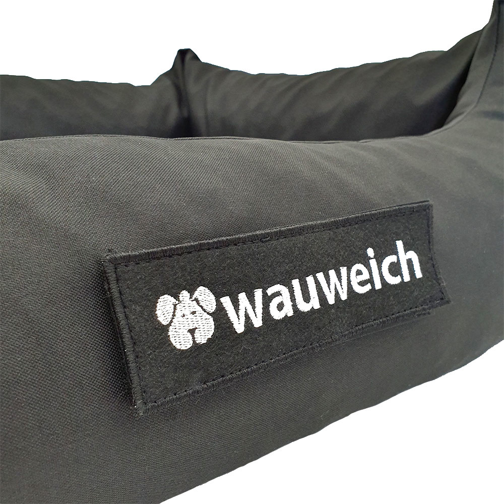 Wauweich Hundebett mit Klettlogo Bild 7
