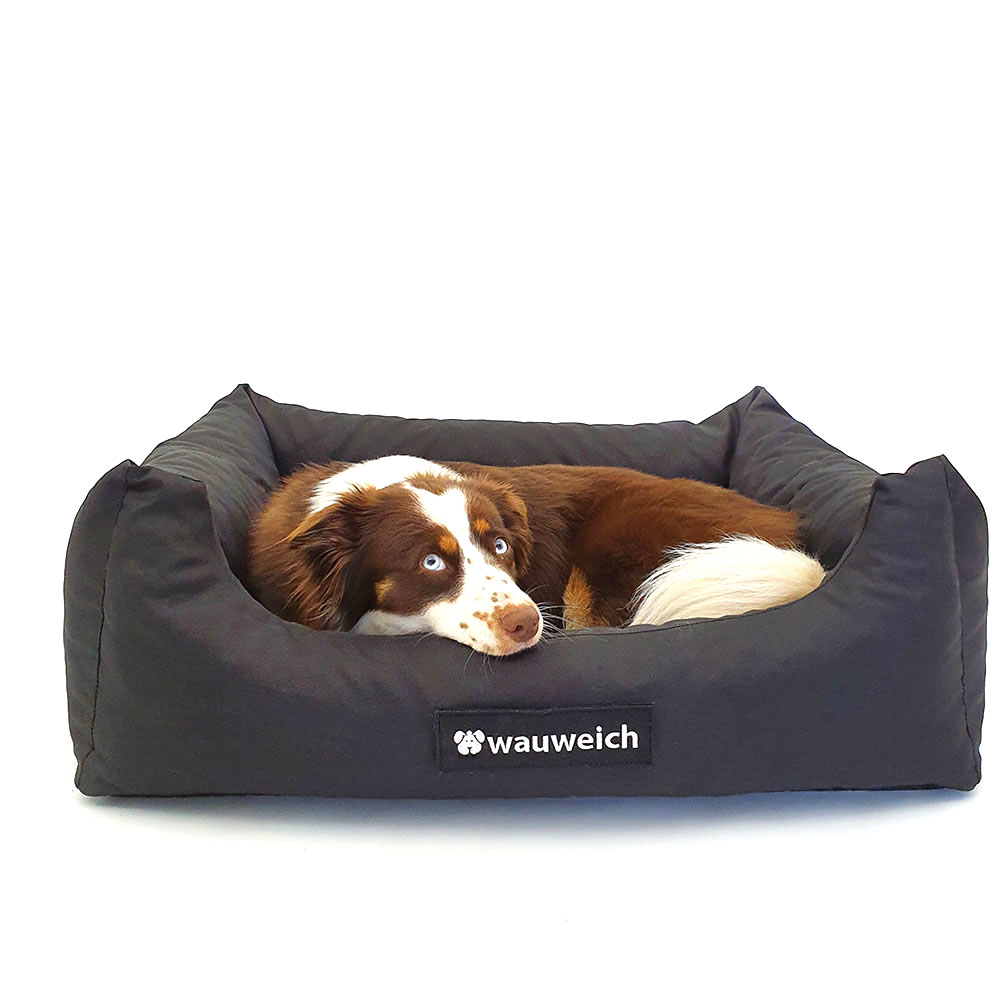 Wauweich Hundebett mit Klettlogo Bild 2