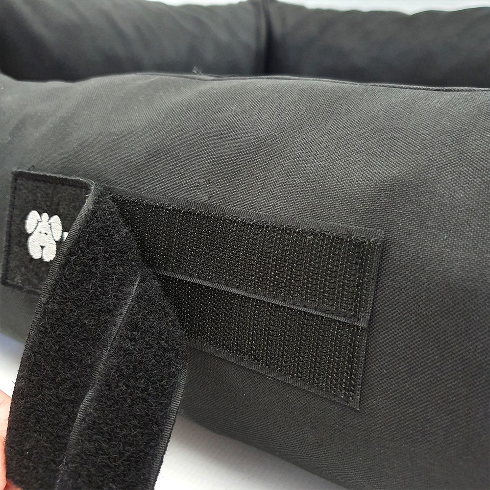 Wauweich Hundebett mit Klettlogo Bild 3