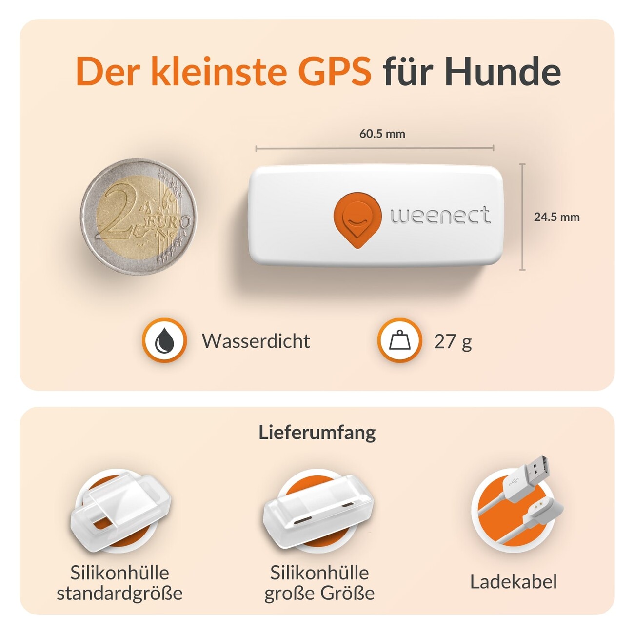 XS GPS Tracker für Hunde mit Lebenslanger Garantie Bild 7