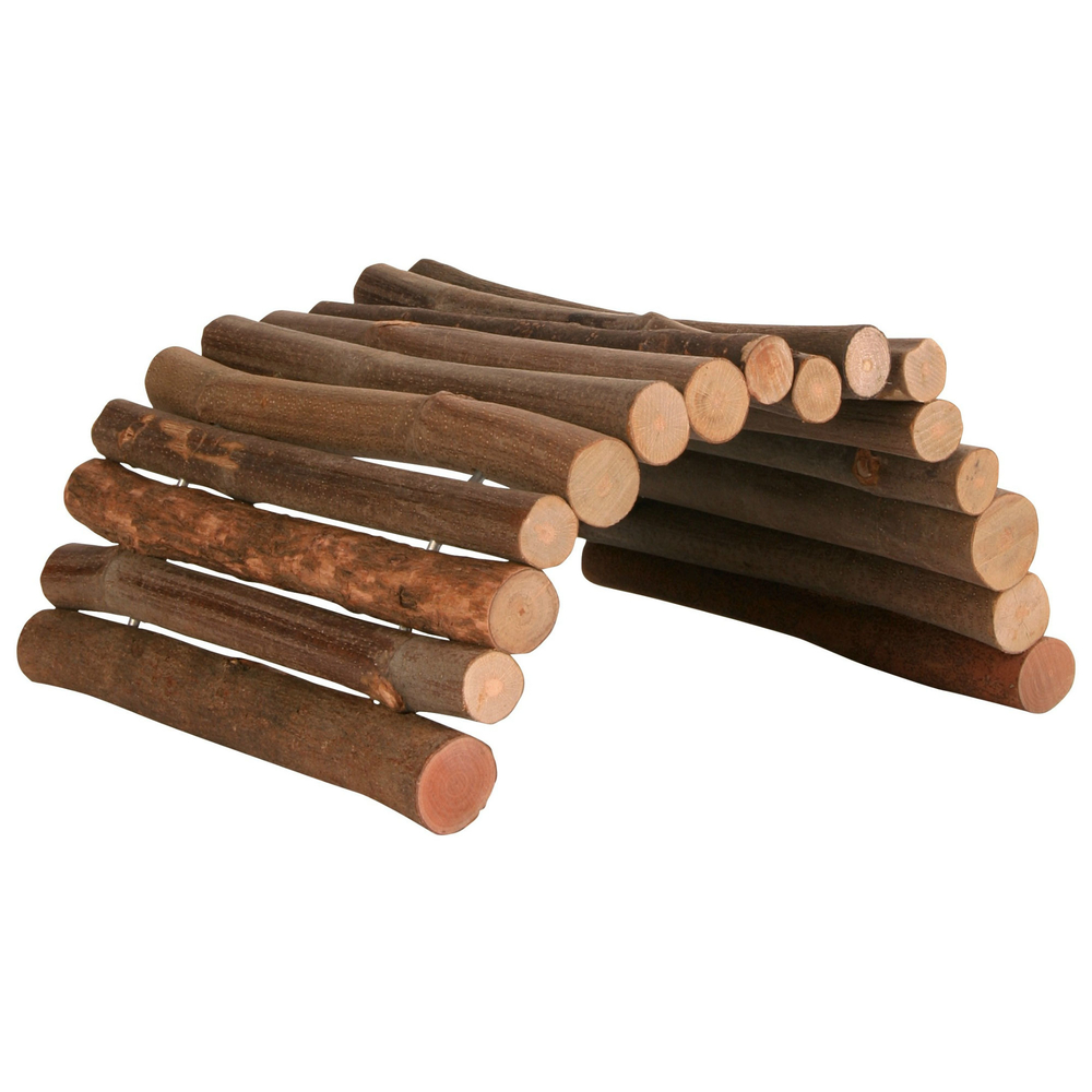 Naturholzbrücke für Kleintiere Bild 3